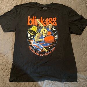 Official Blink182 2024 Tour Merch Tee Philadelphia